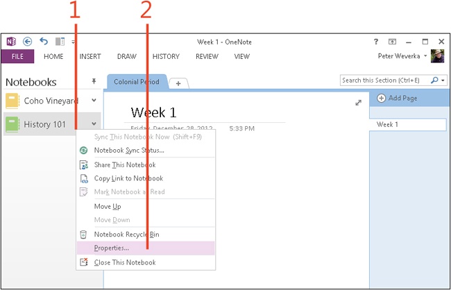 onenote for mac - rearrange section groups